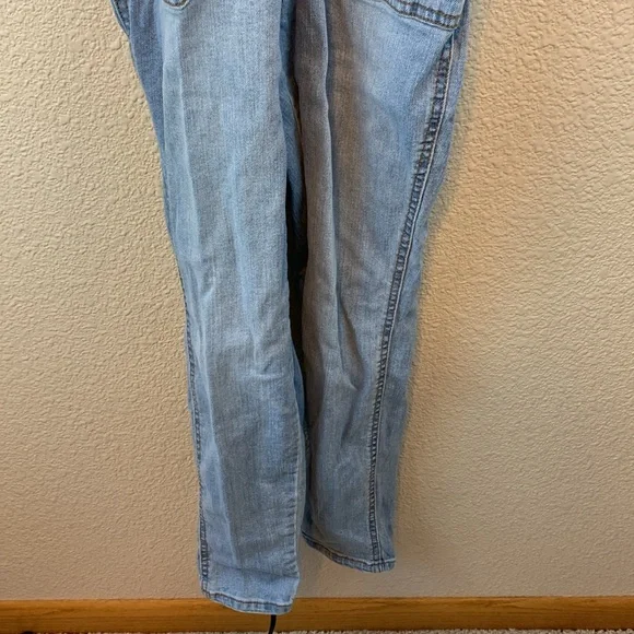 No Boundaries womens denim overalls sz XS casual fall comfy 90s streetwear - Picture 4 of 9